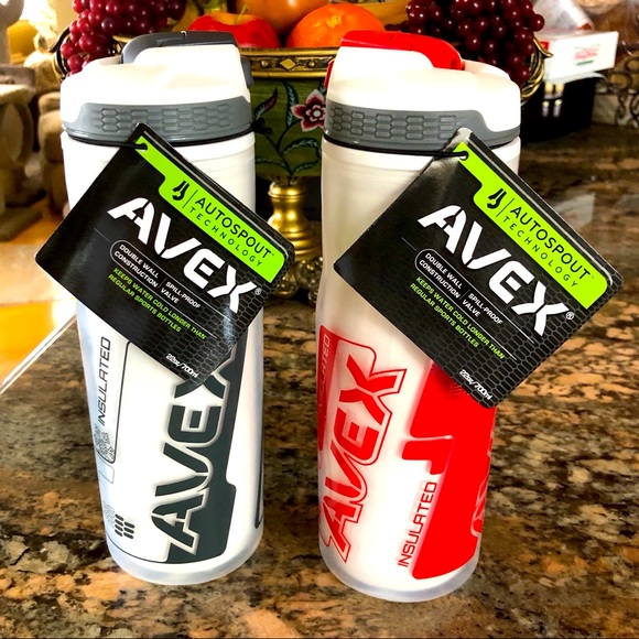 AVEX Pair of 22oz Sport Bottles, NWT - Picture 1 of 5